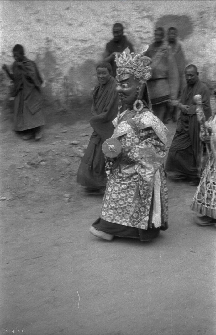 图片[6]-Picture of Lama’s Sacrificial Ceremony in Labrang Temple, Xiahe, Gansu in 1932-China Archive