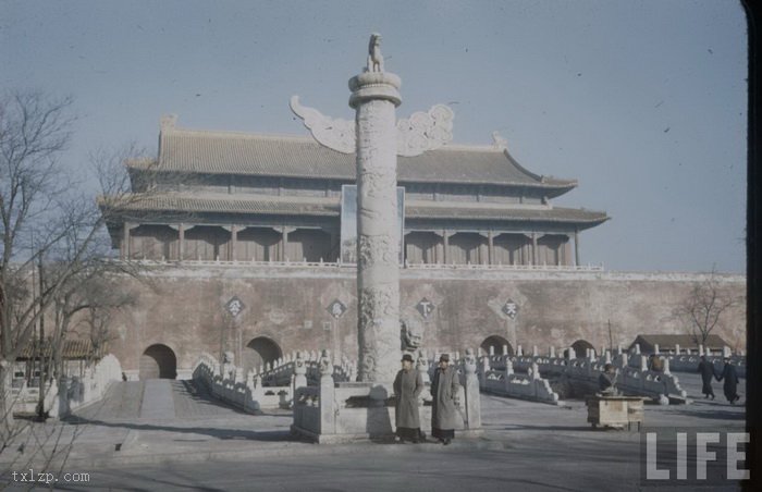 图片[1]-Real old photos of Tian’anmen Square in 1940s-China Archive