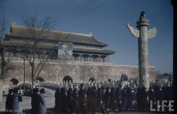 图片[5]-Real old photos of Tian’anmen Square in 1940s-China Archive
