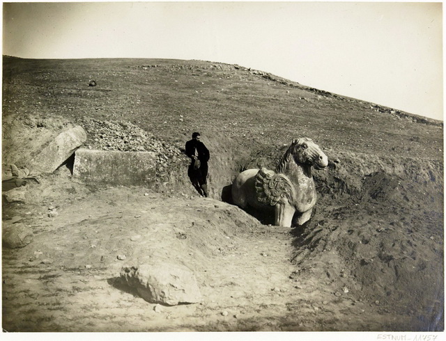 图片[7]-The old photo of Qianling Tomb in Xianyang, Shaanxi in 1914, taken by Xie Gelan-China Archive