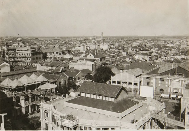 图片[1]-1938 Old photo of Hankou, Hubei. Street view of Hankou at that time: Moon Lake, Qingchuan Pavilion, Bingtang-China Archive