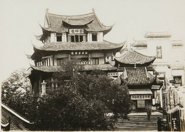 图片[9]-1938 Old photo of Hankou, Hubei. Street view of Hankou at that time: Moon Lake, Qingchuan Pavilion, Bingtang-China Archive