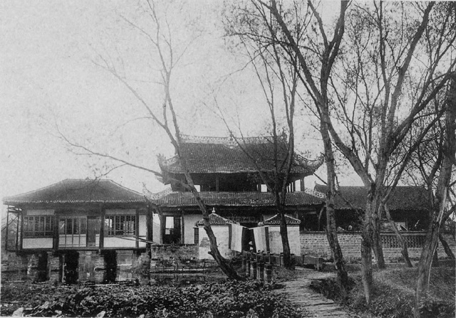 图片[1]-1906 Hengyang old photo Wenchang Pavilion came to Yanta Stone Drum Academy a hundred years ago-China Archive