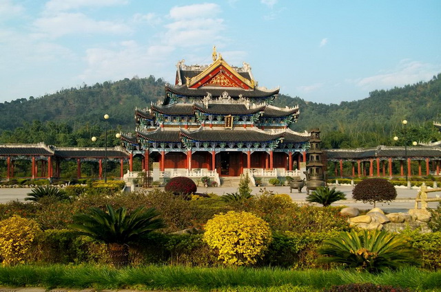 图片[2]-1919 Old Photographs of Shaoguan, Guangdong: The Scenery of Nanhua Temple in Caoxi a Hundred Years ago-China Archive