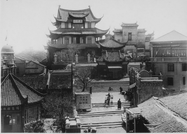 图片[1]-Old photos of Wuchang in 1926, Oluolou, Baotong Temple, countryside scenery-China Archive