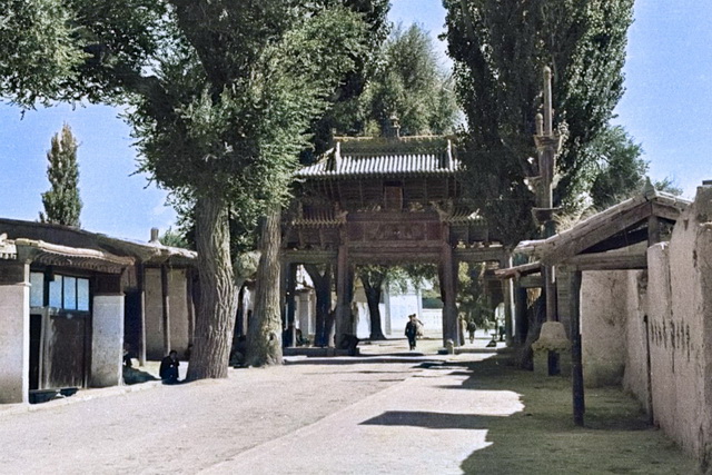 图片[8]-The old photo of Gansu in 1943, the majesty of Jiayuguan, the street view of Dunhuang and Yumen-China Archive