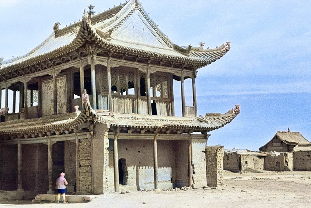 图片[5]-The old photo of Gansu in 1943, the majesty of Jiayuguan, the street view of Dunhuang and Yumen-China Archive