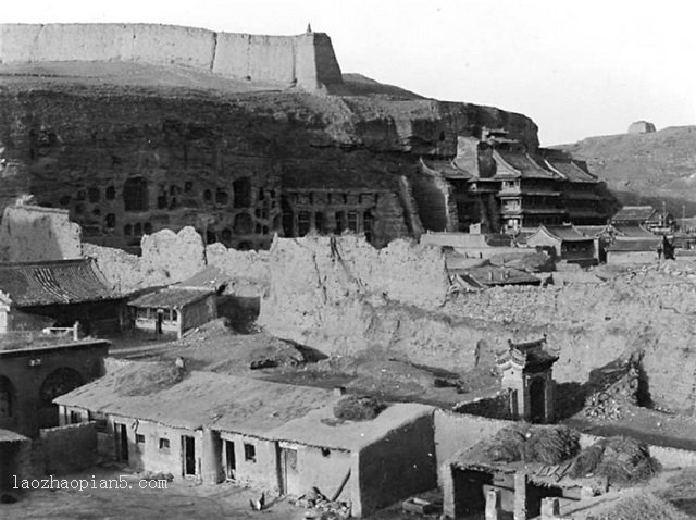 图片[1]-Old photos of Yungang Grottoes in Datong, Shanxi in 1933-China Archive
