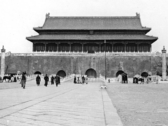 图片[1]-Street View of Beijing City in the Late Beiyang Period-China Archive