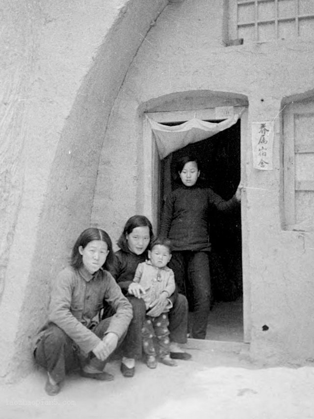 图片[2]-1944 Old photos of people living in caves in Linfen, Shanxi-China Archive