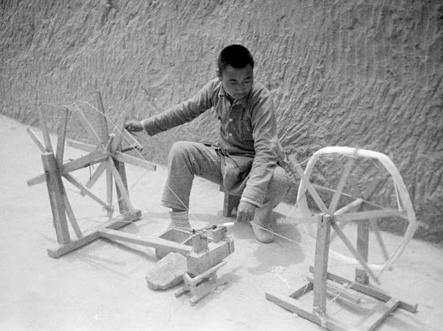 图片[5]-1944 Old photos of people living in caves in Linfen, Shanxi-China Archive