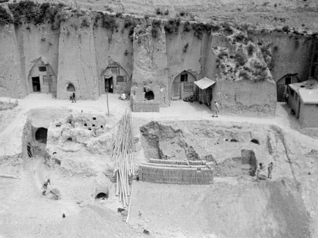 图片[6]-1944 Old photos of people living in caves in Linfen, Shanxi-China Archive