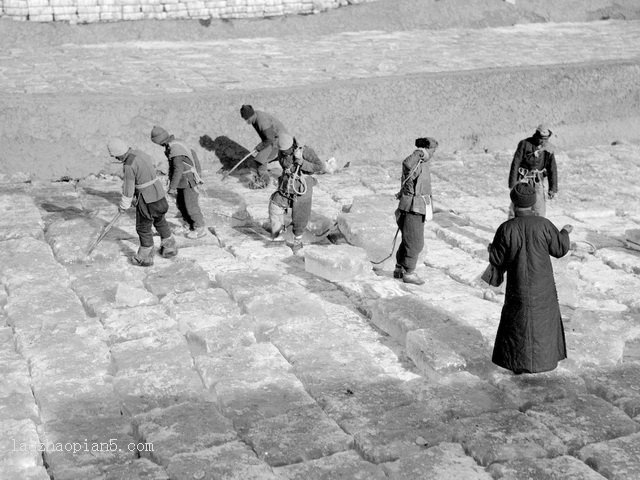 图片[6]-Old photos of the ice fetching man working site in Beijing in 1924-China Archive