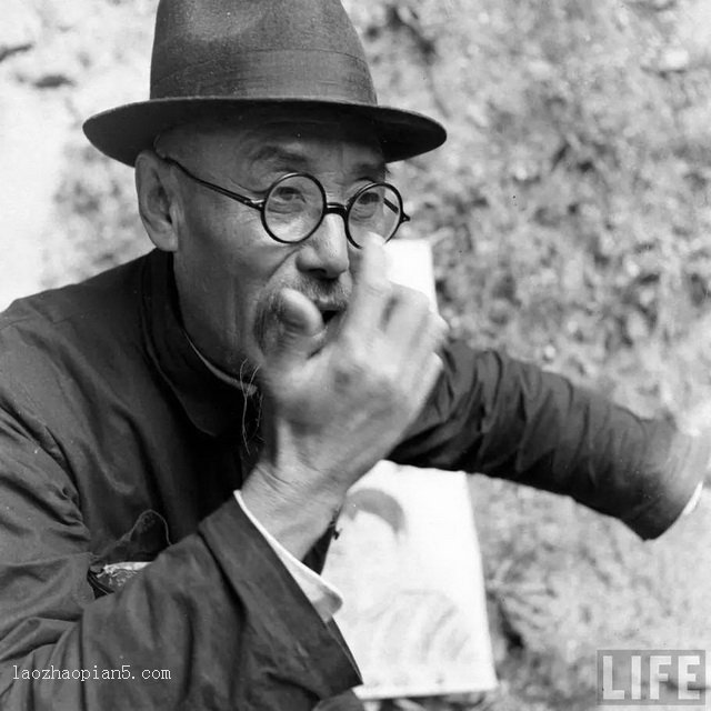 图片[3]-Picture taken on the spot of a fortune teller in Lintong, Shaanxi in 1947-China Archive