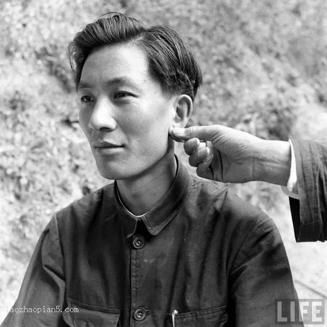 图片[2]-Picture taken on the spot of a fortune teller in Lintong, Shaanxi in 1947-China Archive