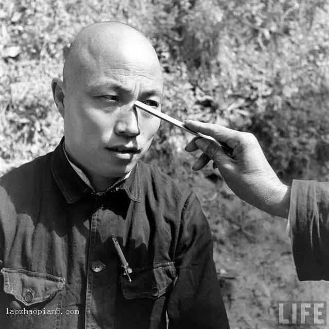 图片[7]-Picture taken on the spot of a fortune teller in Lintong, Shaanxi in 1947-China Archive