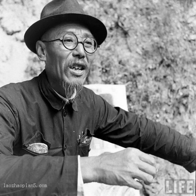 图片[21]-Picture taken on the spot of a fortune teller in Lintong, Shaanxi in 1947-China Archive