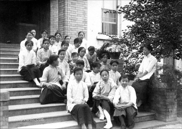 图片[6]-Old photos of girls’ study and life in Beijing Huiwen School in 1920-China Archive