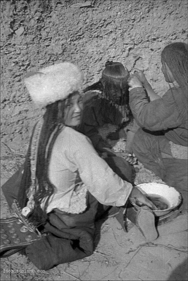 图片[4]-Group photos of Tibetan women’s life style in Qinghai in 1936-China Archive