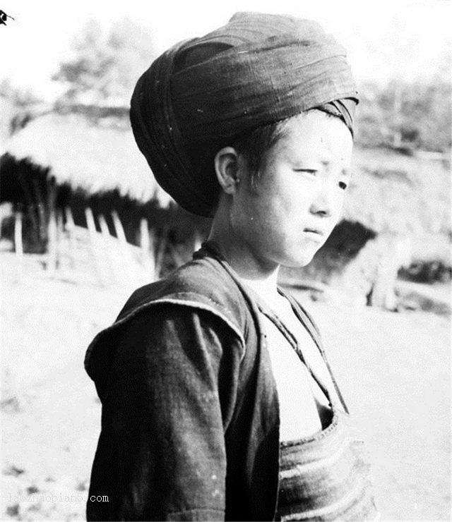 图片[2]-The beautiful Hani girl in the old photos of Lancang County, Yunnan in the 1930s-China Archive