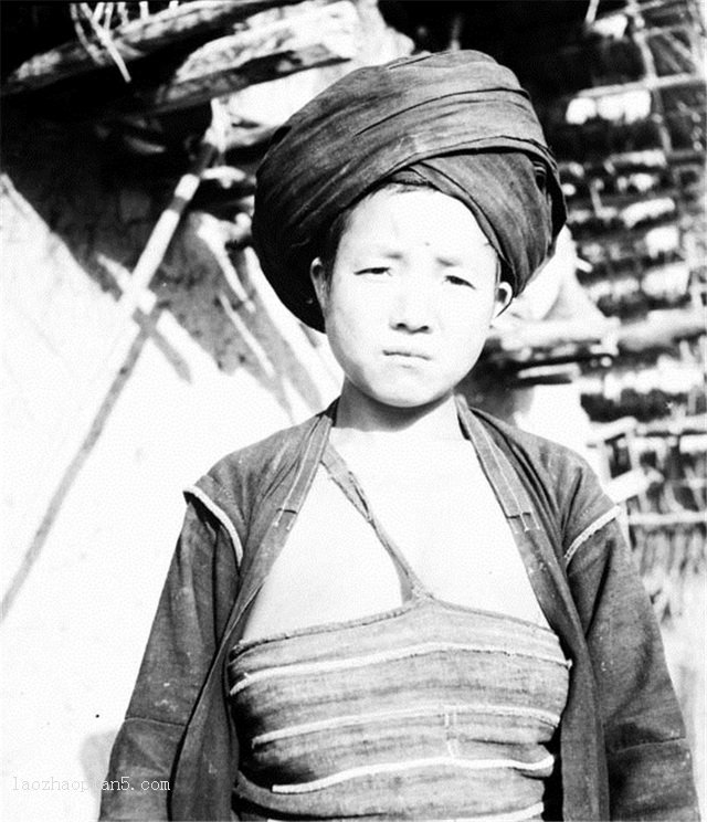 图片[1]-The beautiful Hani girl in the old photos of Lancang County, Yunnan in the 1930s-China Archive