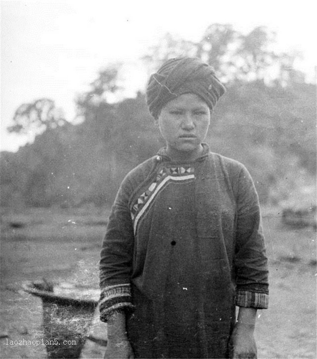 图片[9]-The beautiful Hani girl in the old photos of Lancang County, Yunnan in the 1930s-China Archive