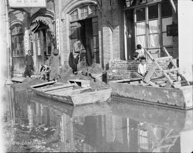 图片[3]-Old photos of Tianjin in 1917 Scenes of Tianjin before and after the 1917 flood (1)-China Archive