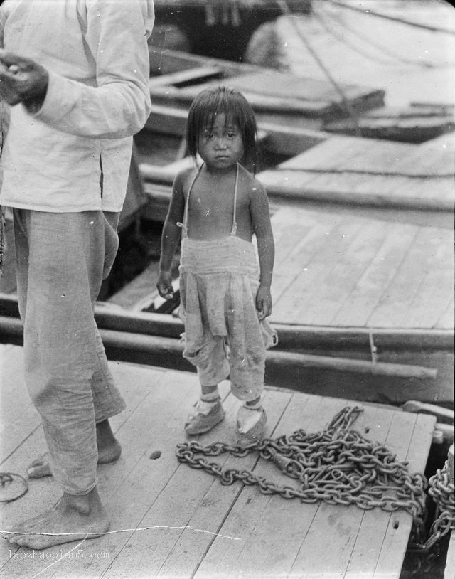 图片[2]-The old photo of Jiujiang, Jiangxi in 1917 The people who lived on the boat a hundred years ago-China Archive