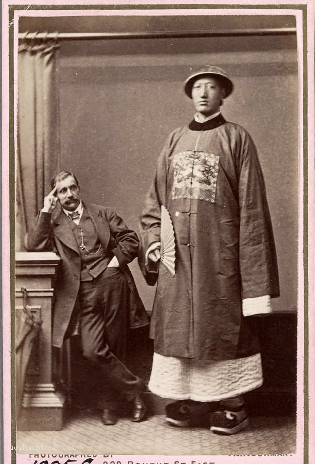 图片[8]-Real Images of Zhan Shichai, the World’s First Giant from 1871 to 1880-China Archive