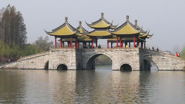 图片[17]-Old photos of Yangzhou in 1920s Daming Temple, Pingshan Hall, Tianning Temple, Wuting Bridge-China Archive