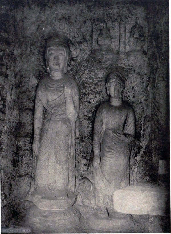 图片[7]-In 1920s, the old photos of Changqing County in Shandong Province showed the style and features of Lianhua Cave on Wufeng Mountain a hundred years ago-China Archive