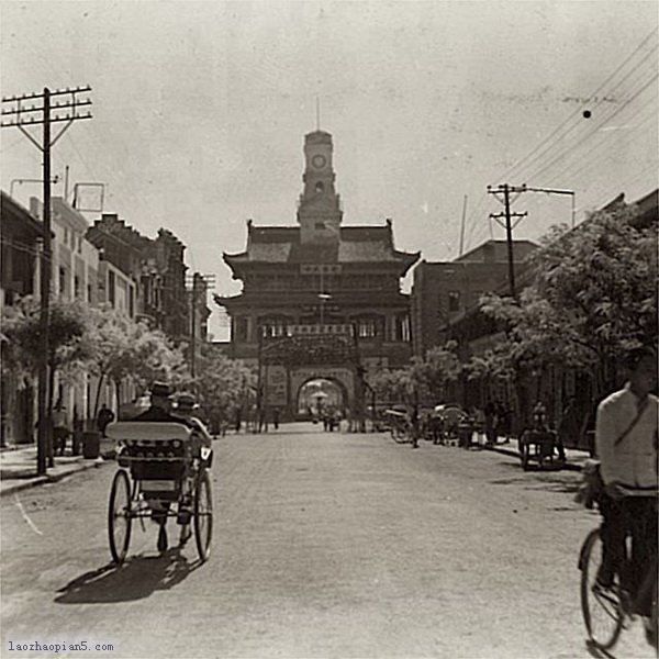 图片[2]-1939 Old photos of Drum Tower, Dragon Pavilion, Xiangguo Temple and Sihou Street in Kaifeng, Henan-China Archive