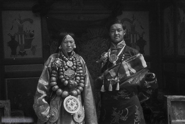 图片[5]-Recorded image of a Tibetan Mongolian intermarriage ceremony in Xiahe, Gansu in March 1943-China Archive