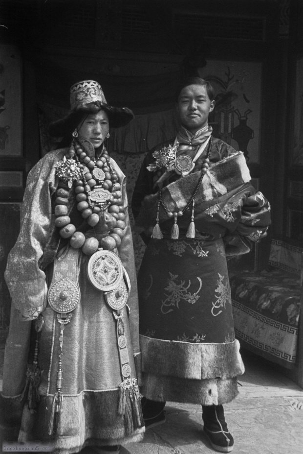 图片[8]-Recorded image of a Tibetan Mongolian intermarriage ceremony in Xiahe, Gansu in March 1943-China Archive