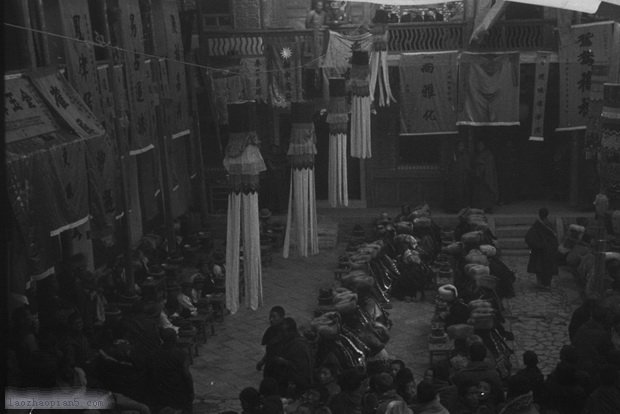 图片[16]-Recorded image of a Tibetan Mongolian intermarriage ceremony in Xiahe, Gansu in March 1943-China Archive