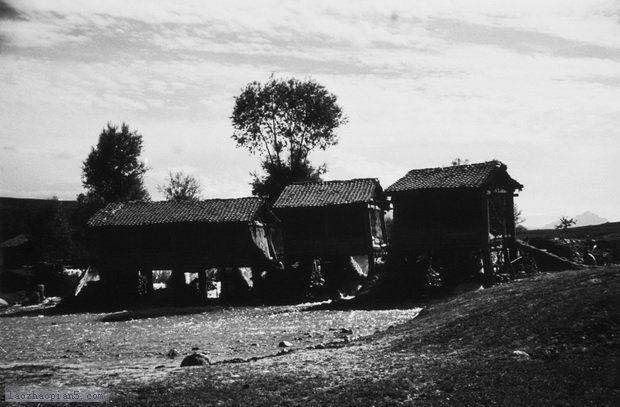 图片[2]-Old photos of Lintao, Gansu in the 1930s Rural scenery and Yongning floating bridge-China Archive