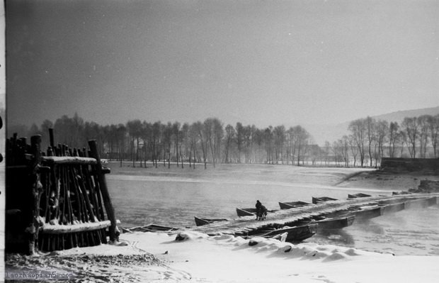 图片[6]-Old photos of Lintao, Gansu in the 1930s Rural scenery and Yongning floating bridge-China Archive