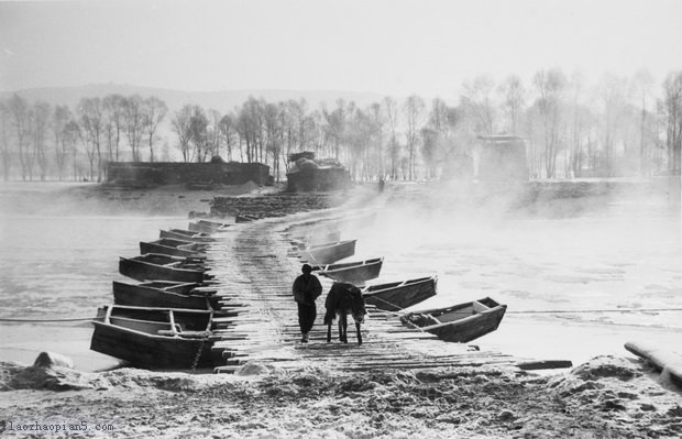 图片[7]-Old photos of Lintao, Gansu in the 1930s Rural scenery and Yongning floating bridge-China Archive