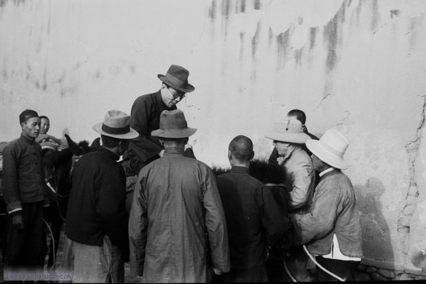 图片[15]-Old photos of Lintao, Gansu in the 1930s Rural scenery and Yongning floating bridge-China Archive