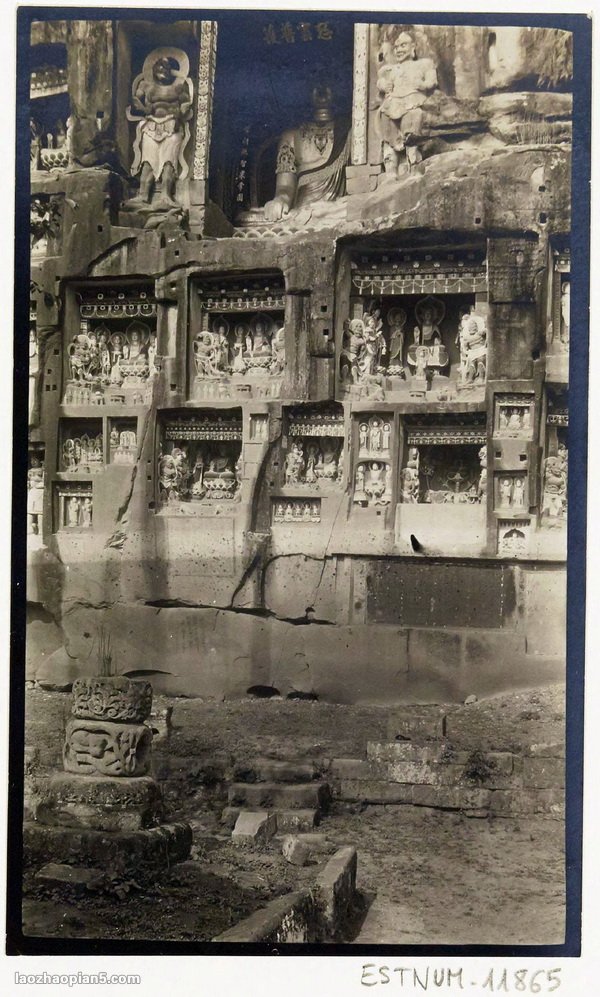 图片[3]-The old photo of Bazhong, Sichuan in 1914: the style and features of Shuining Temple Grottoes a hundred years ago-China Archive