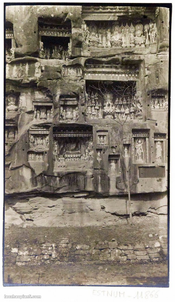 图片[5]-The old photo of Bazhong, Sichuan in 1914: the style and features of Shuining Temple Grottoes a hundred years ago-China Archive