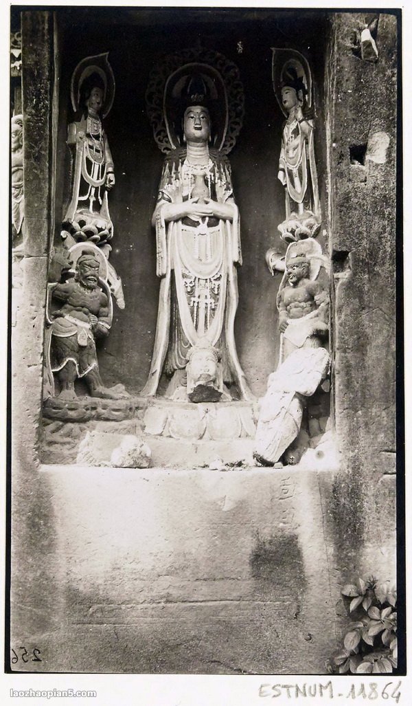 图片[6]-The old photo of Bazhong, Sichuan in 1914: the style and features of Shuining Temple Grottoes a hundred years ago-China Archive