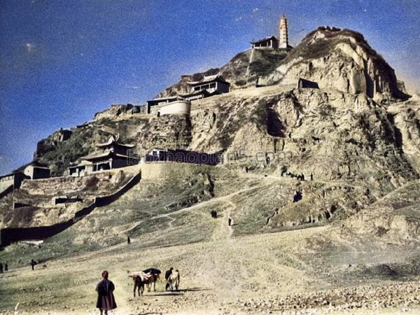 图片[1]-1934 Old photo of Baita Mountain in Lanzhou, Gansu-China Archive