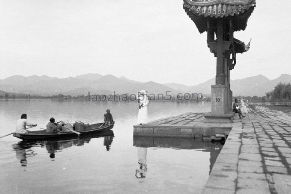 图片[1]-1930 Old photo of Hangzhou, Zhejiang The beautiful scenery of Hangzhou West Lake 90 years ago-China Archive