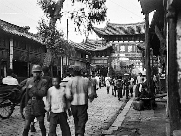 图片[9]-Old photos of Kunming, Yunnan in 1938 The scene of the rear area during the Anti Japanese War-China Archive