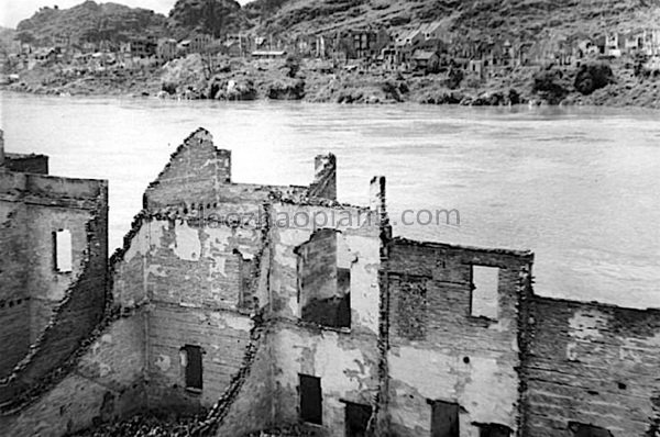 图片[8]-Old photos of Liuzhou, Guangxi in July 1945 The evil images of burning the whole city before the Japanese army withdrew-China Archive