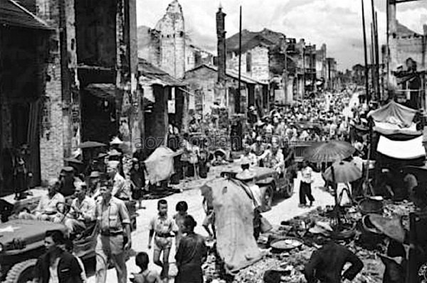 图片[9]-Old photos of Liuzhou, Guangxi in July 1945 The evil images of burning the whole city before the Japanese army withdrew-China Archive