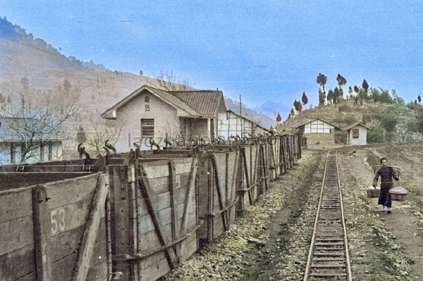 图片[1]-The old picture of Chongqing in 1944, the style of Shapingba Beipeinan Spring at that time-China Archive