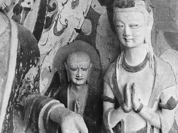 图片[11]-The old photos of Dunhuang, Gansu in 1943. The scenery of Mogao Grottoes in Dunhuang 80 years ago-China Archive