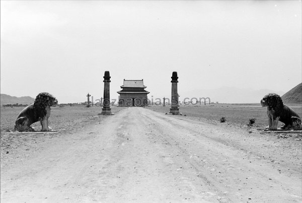 图片[2]-Old photos of the Ming Tombs in Beijing in the 1930s Images of the Ming Tombs in the Republic of China (Part 1)-China Archive